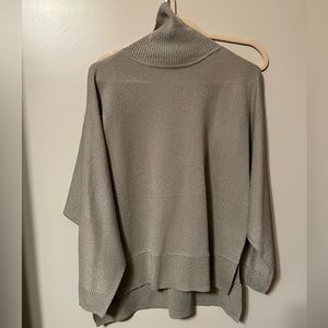 Metallic Express Turtleneck